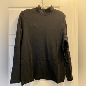 Karen Scott mock neck top, size XL, NWOT